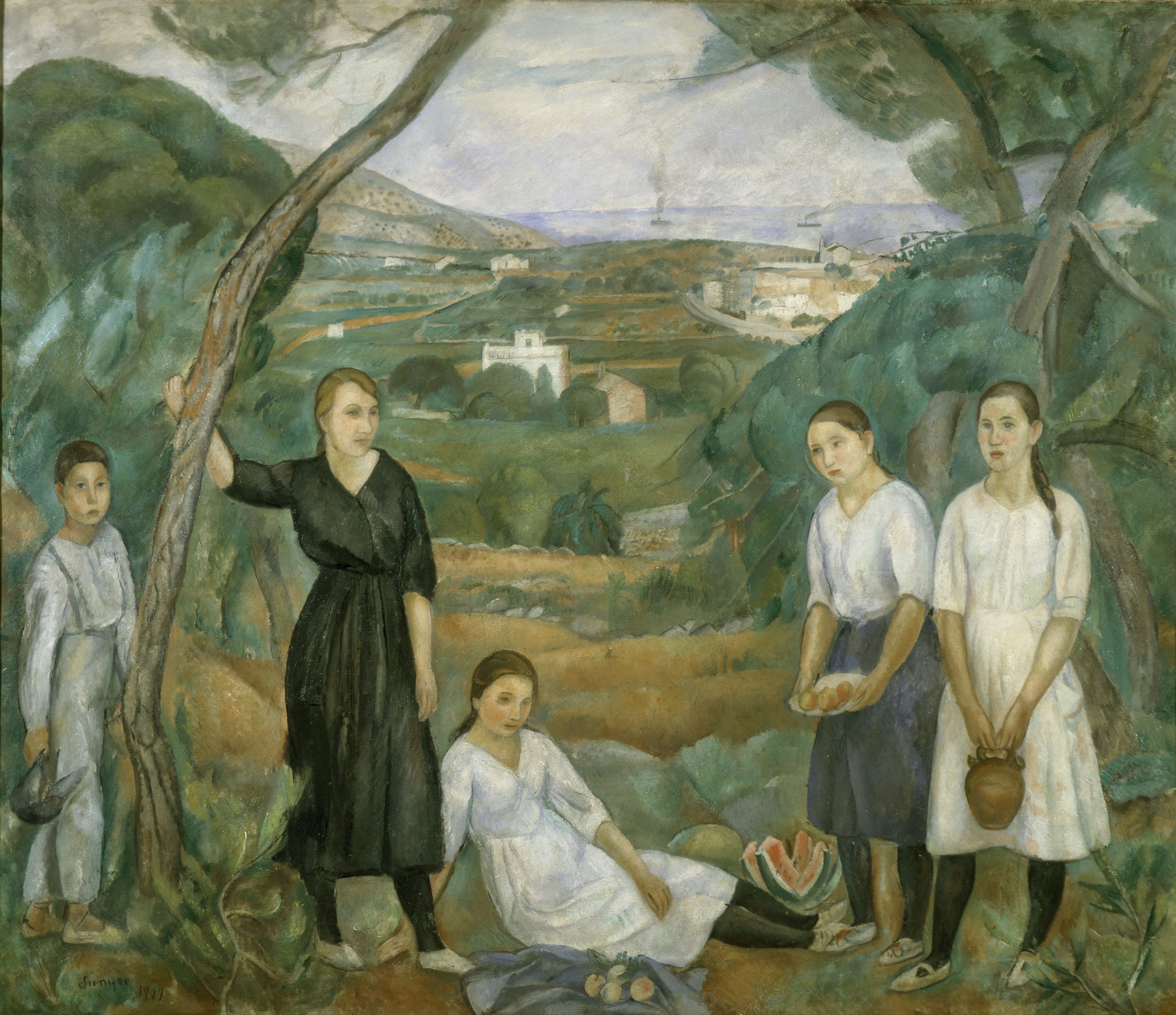'Cala Forn', pintura de Joaquim Sunyer (1874-1956)