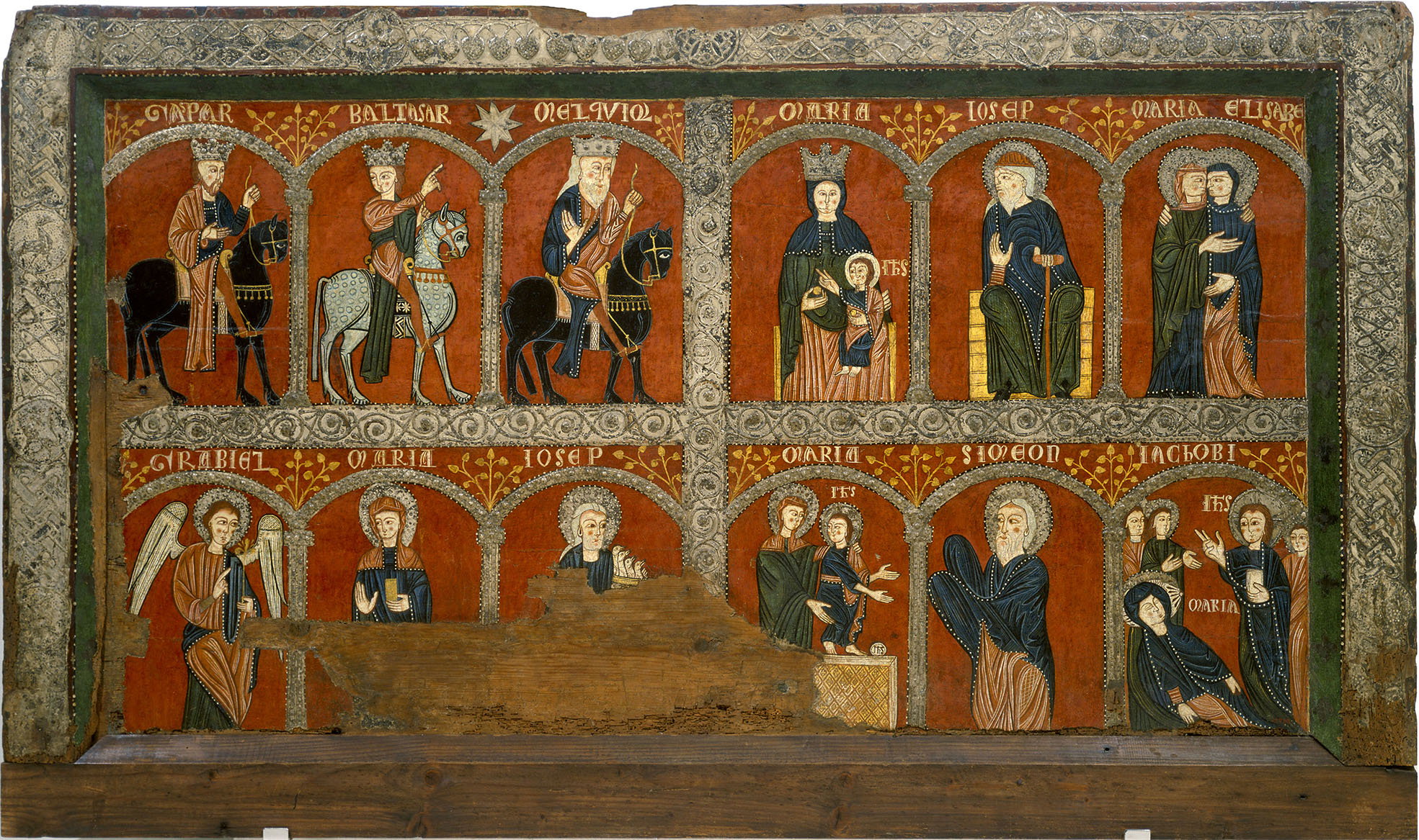 Frontal de l'altar de Mosoll, a Das (la Cerdanya), d'autor anònim. Primer terç del segle XIII