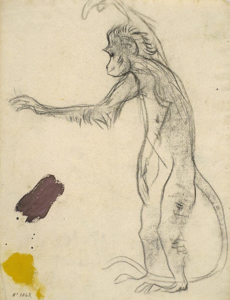 Estudi per al cartell d'Anís del Mono, de l'artista Ramon Casas (1866-1932)